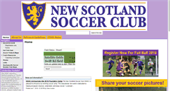 Desktop Screenshot of newscotlandsoccer.com